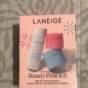 LANEIGE Cream Skin and Lip Sleeping Mask Set - Pink and Blue